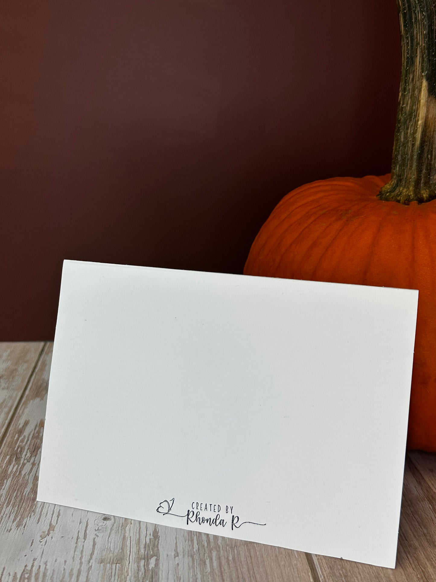 Frightful Halloween -Inside (May Your Day Be Scary & Frightful ) Made by Rhonda R