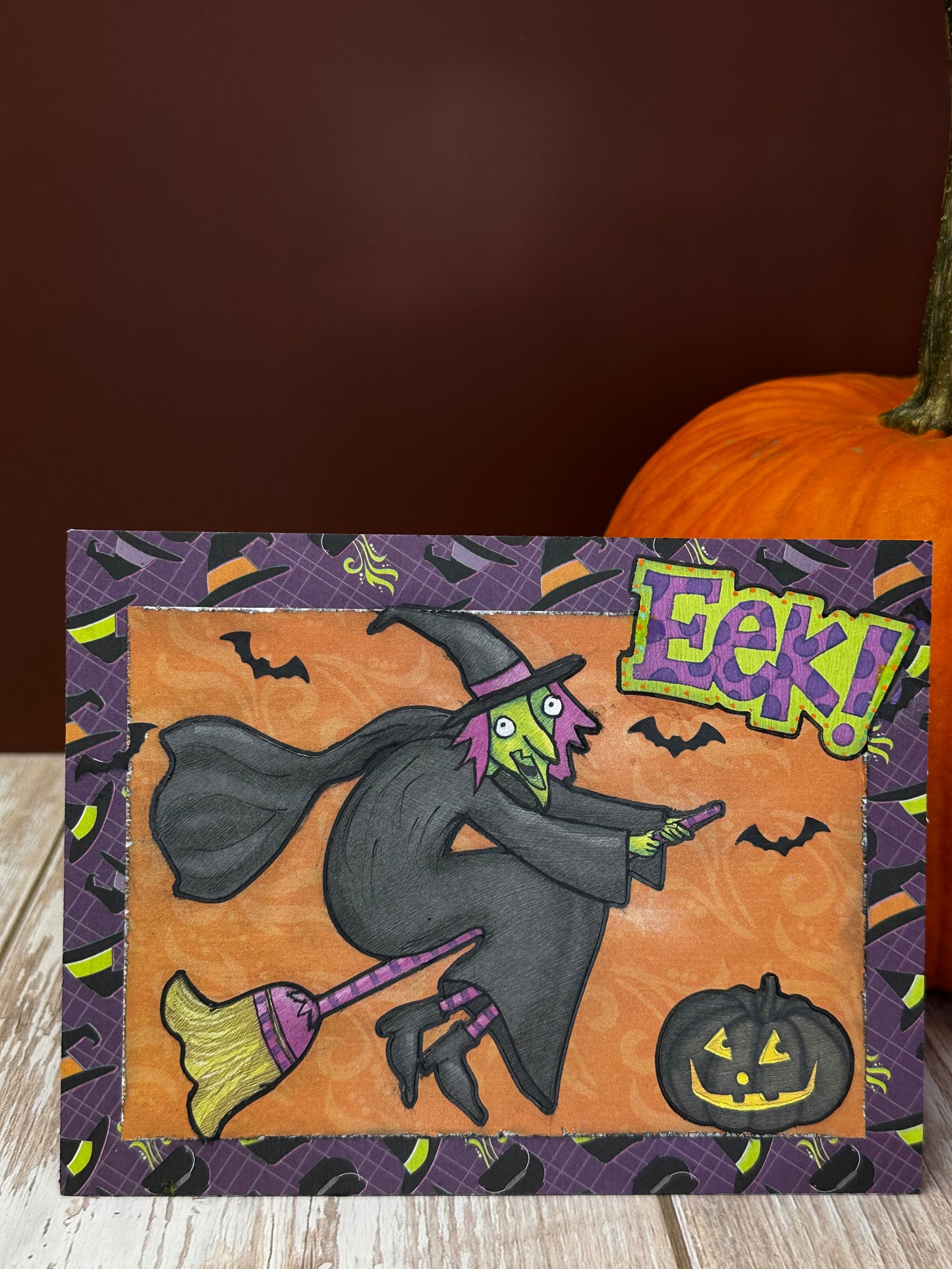 Witch Eek! -Inside (Say BOO! And Scary On) Made by Rhonda R