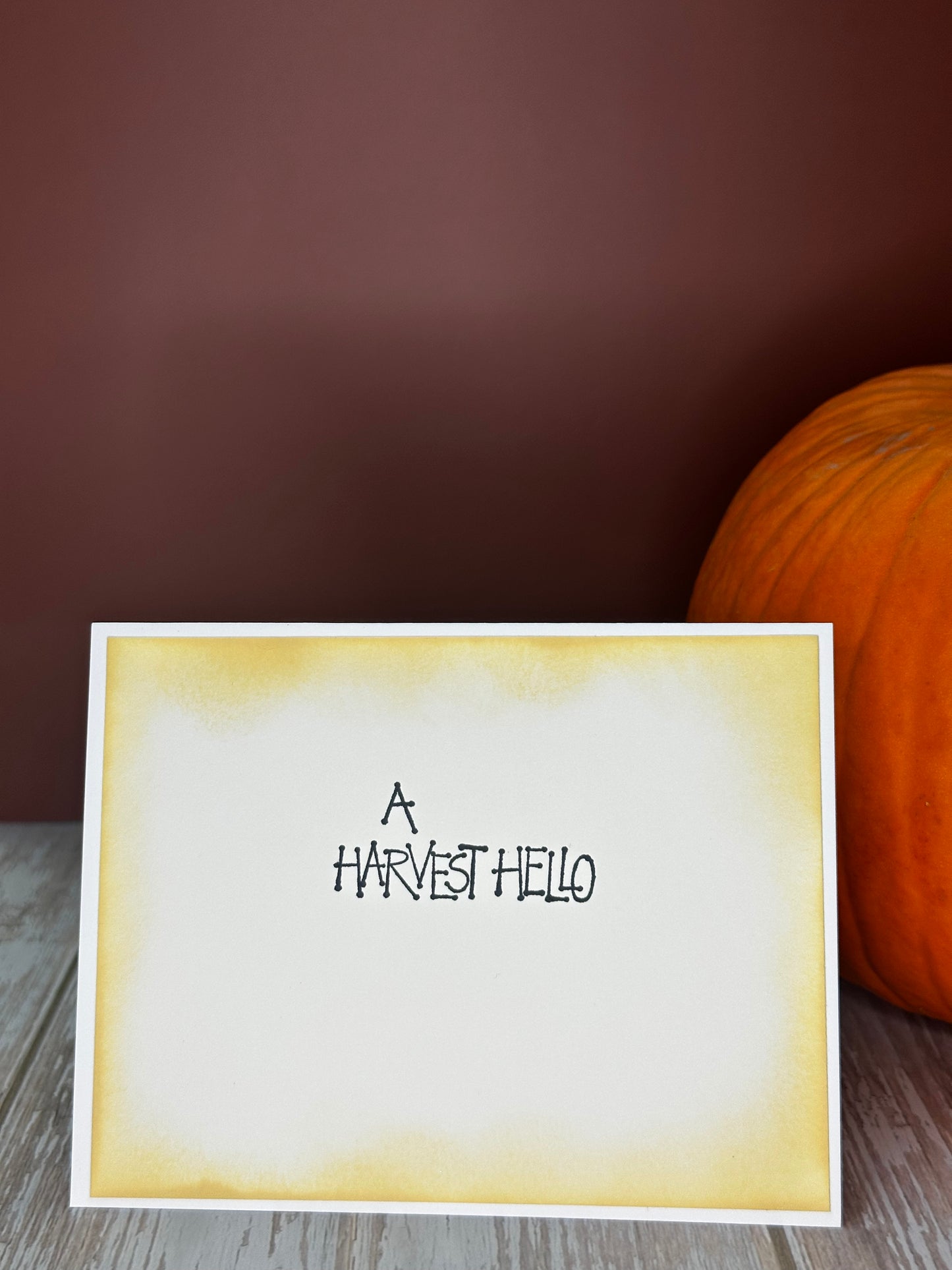 Happy Harvest -Inside (A Harvest Hello) Made by Kay
