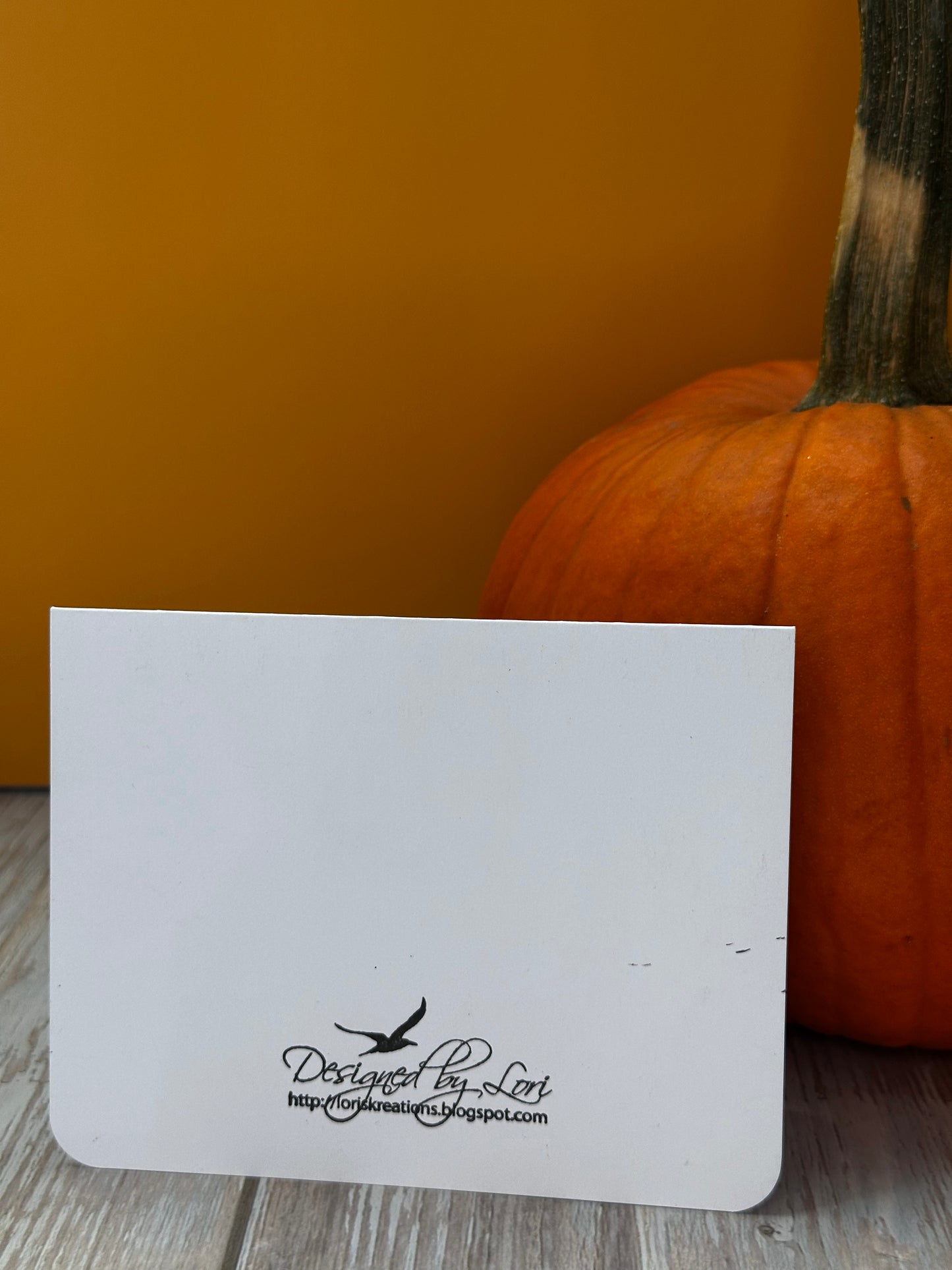 Pumpkin Spice Wishes- Made By Lori