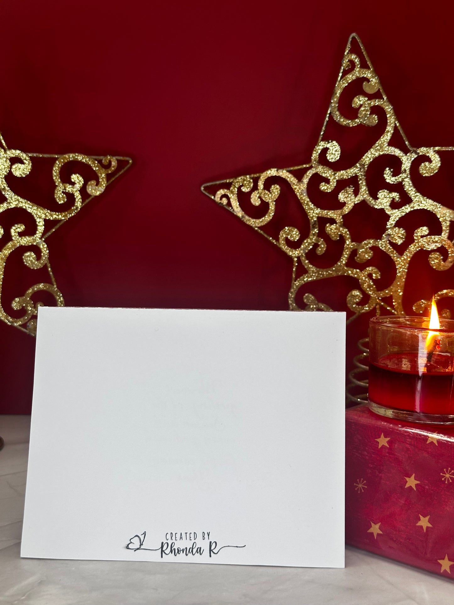 Wings of Winter Joy-Inside(Warmest Greetings)-Made By Rhonda