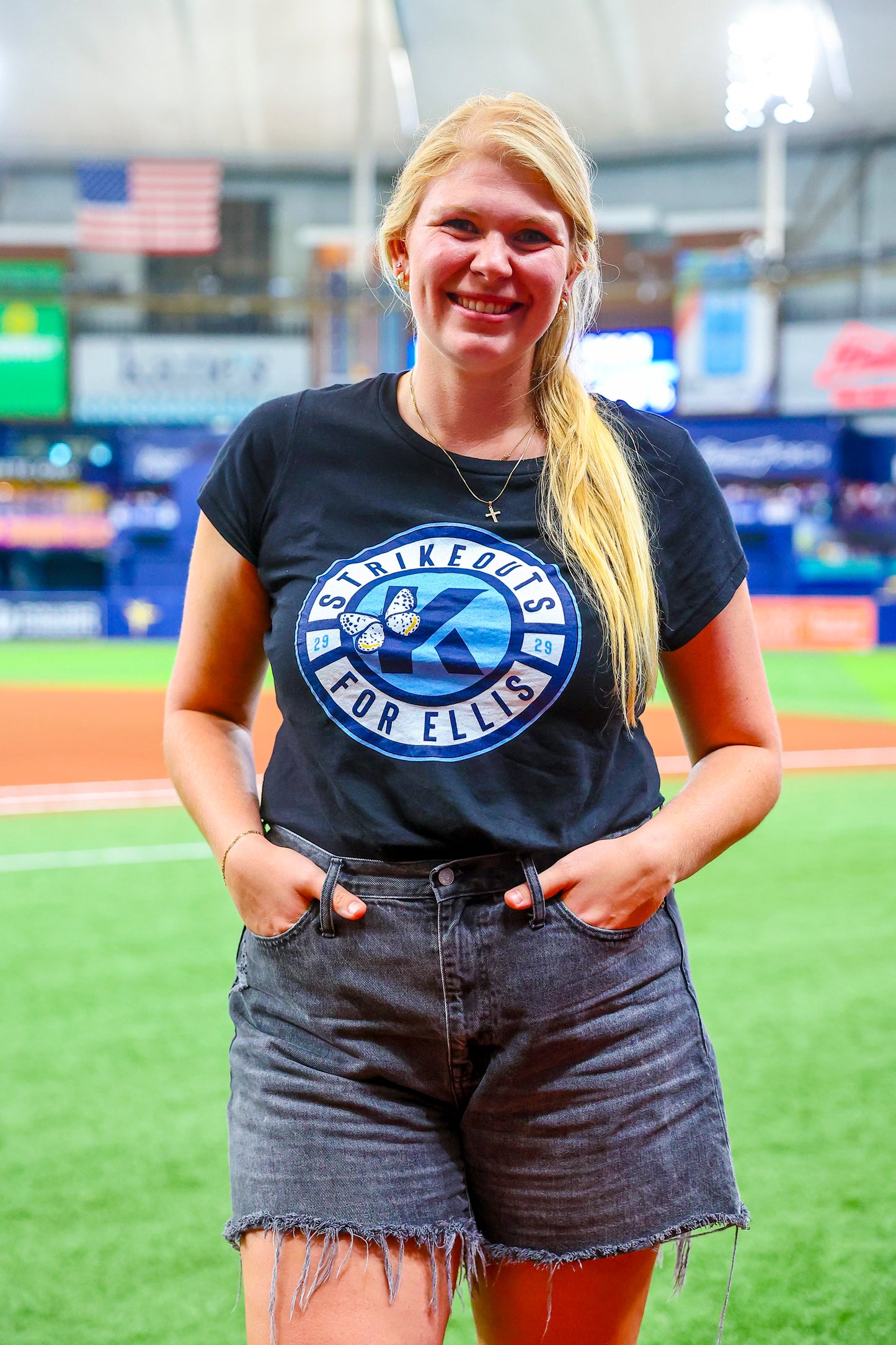 Women's Strikeouts for Ellis T-shirt