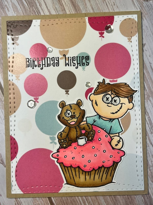 Happy Birthday-Birthday Boy with His Teddy Bear