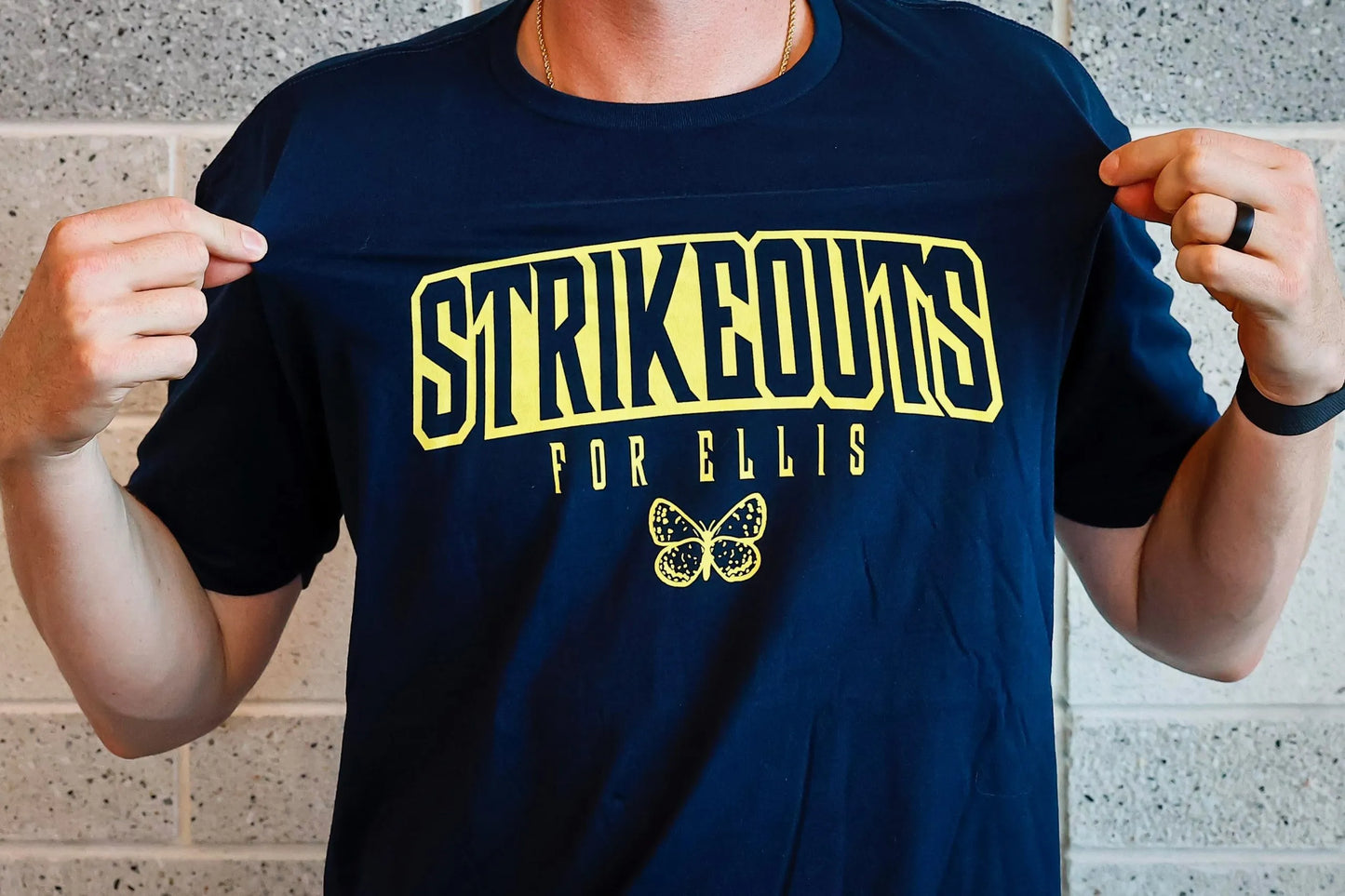 Strikeouts Navy Unisex T-shirt