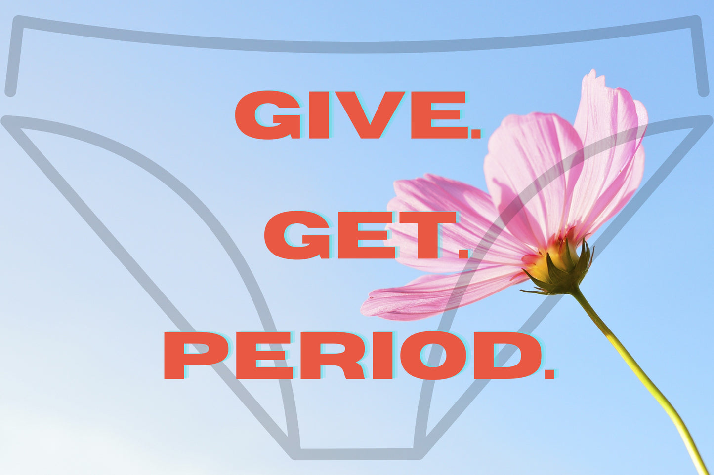 Give. Get. Period. Sustainable Panties.