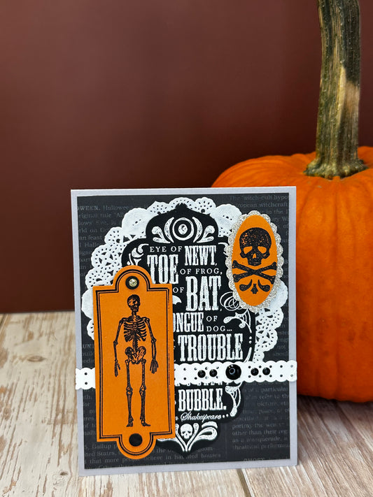 Happy Skeleton Haunting -Inside(Happy Halloween)-Made by Kay