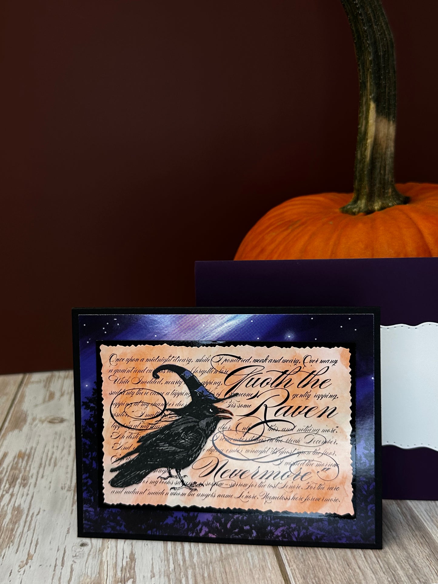 Nevermore Goth Raven-Inside(Happy Halloween) Made by Kay