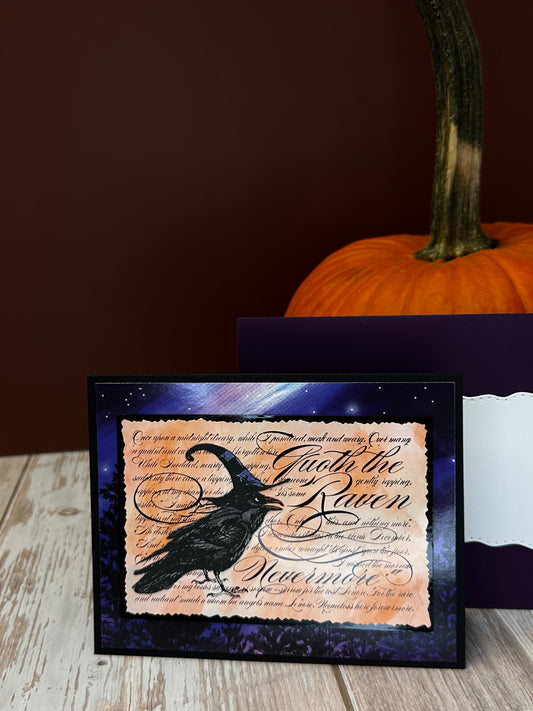 Nevermore Goth Raven-Inside(Happy Halloween) Made by Kay