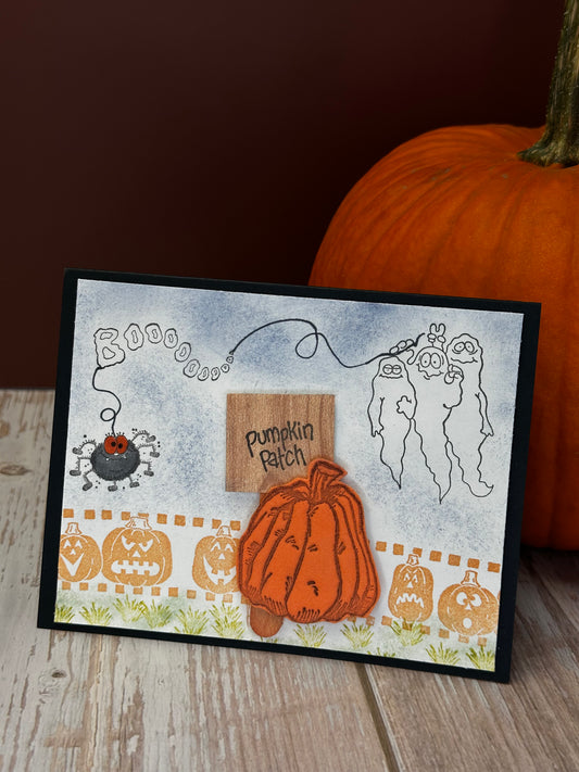 Ghost Pumpkin Patch-Inside(It's halloween Boo-Yah!) Made by Kay