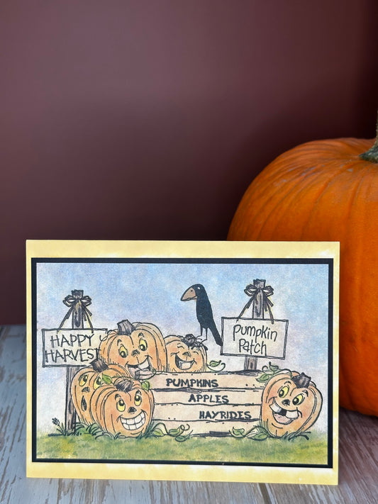 Happy Harvest -Inside (A Harvest Hello) Made by Kay