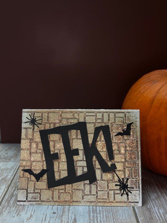 EEK! Rust -Inside (Boo To You!) Made by Donna