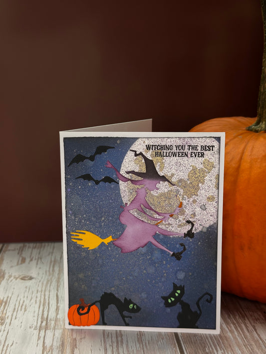Witchy Wishes-Inside(Happy Halloween) Made by Lori