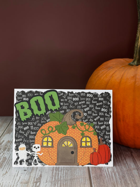 Pumpkin House- Made by Lori