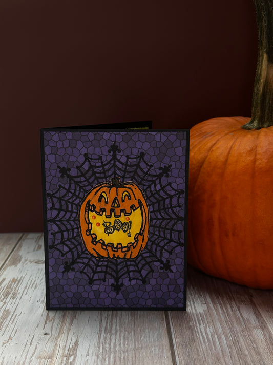 Scary Pumpkin-Inside(Happy Halloween)-Made by Kay