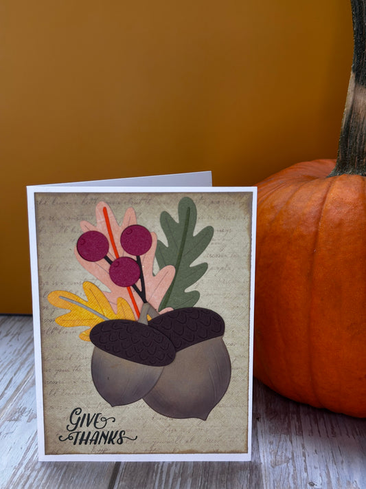 Give thanks-Made By Lori