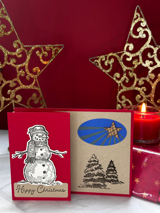 Snowman Greetings-Made By Kay