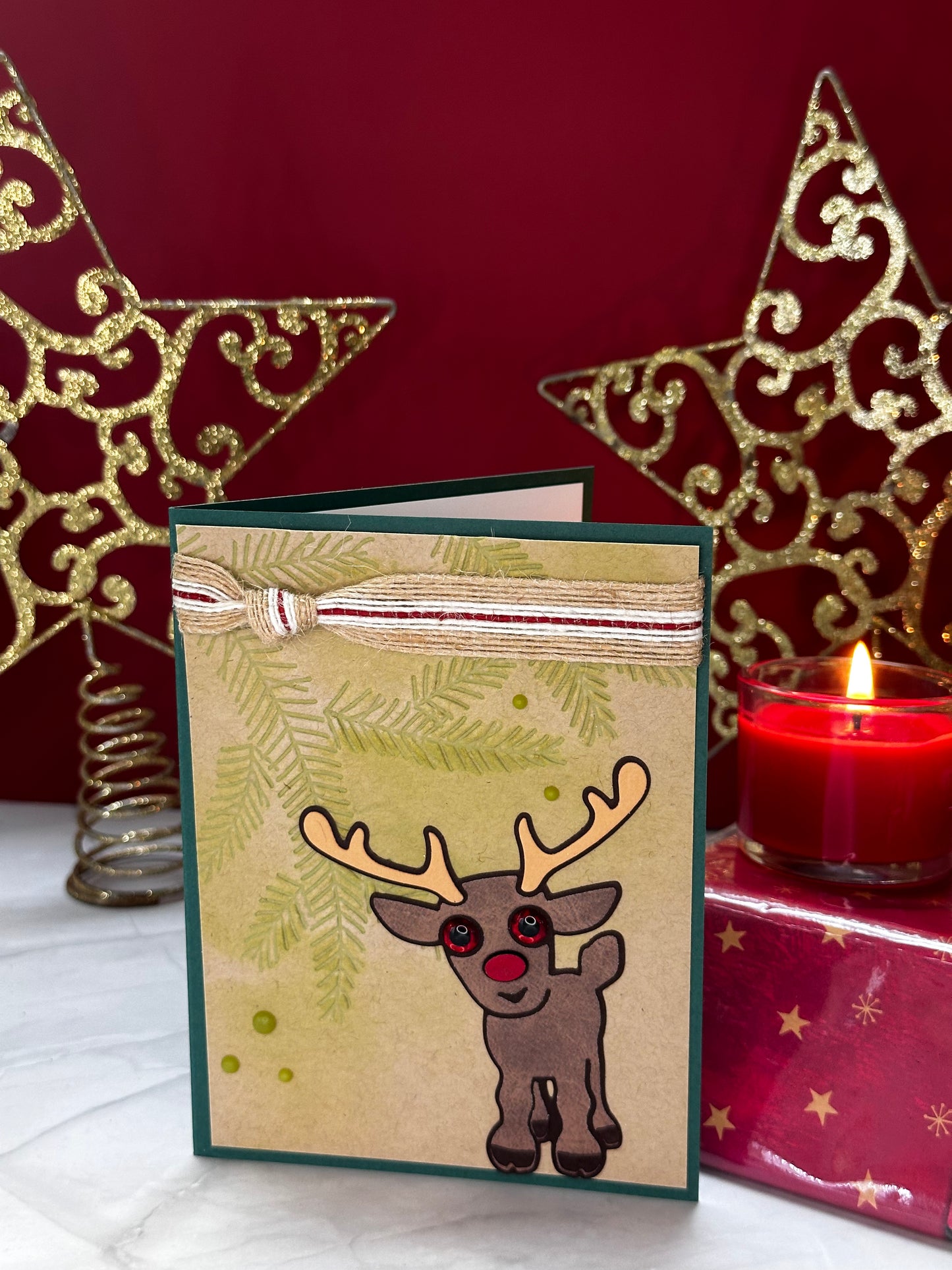 Reindeer Cheer-Inside (Merry Christmas)-Made By Kay