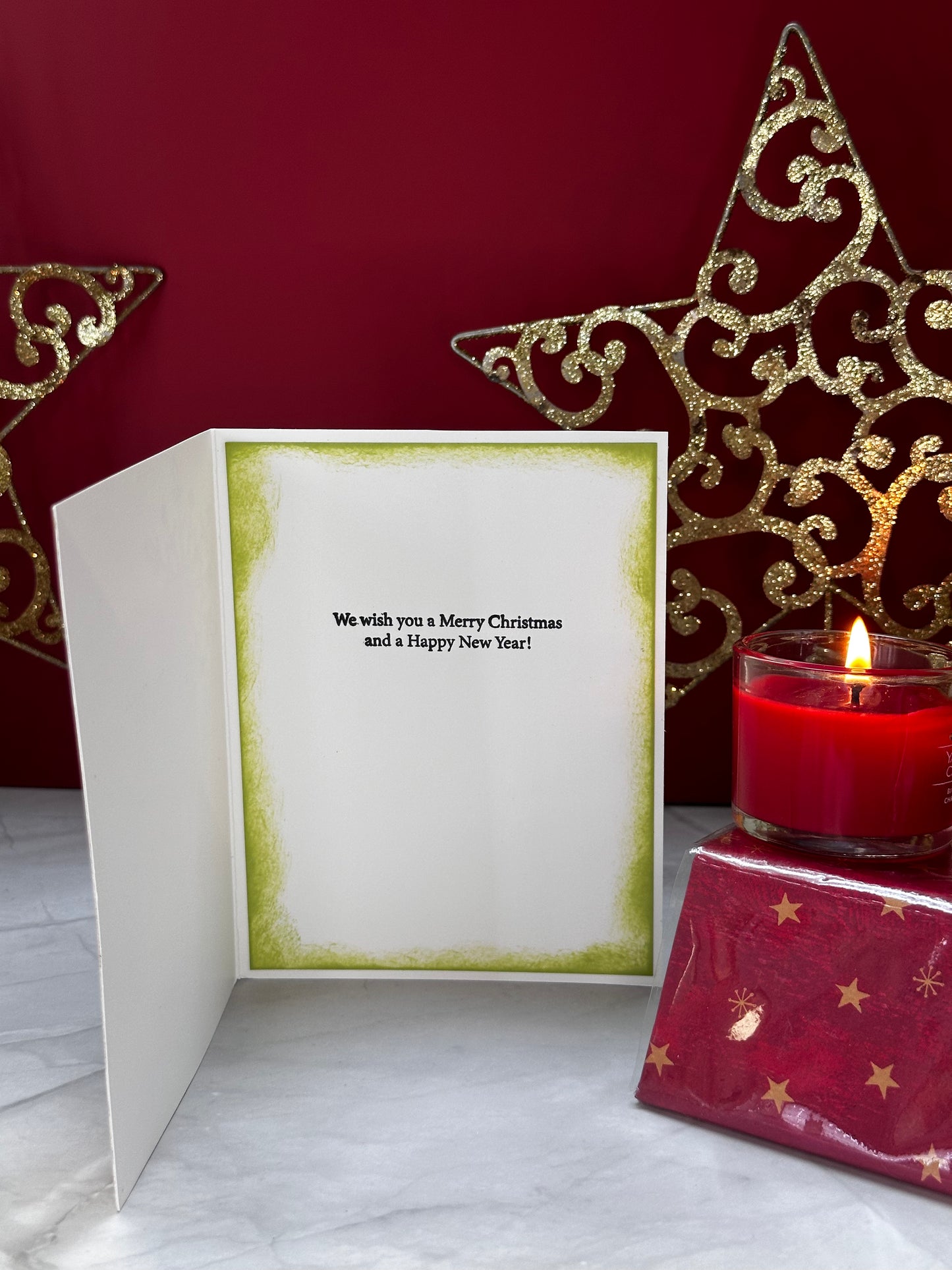 Jolly Christmas -Inside(Christmas&New Year Wishes)-Made By Kay