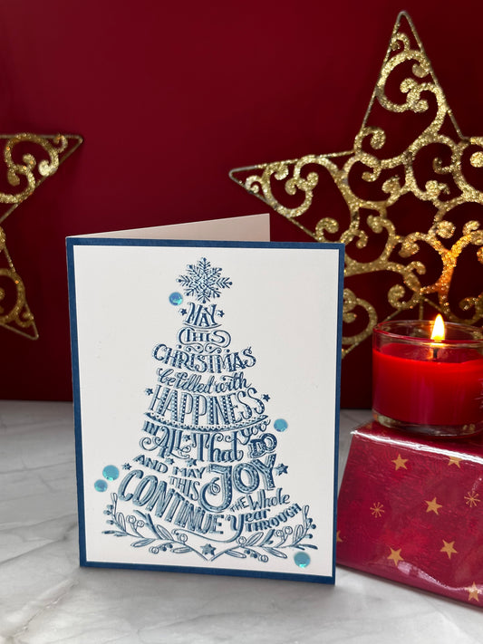 Joyful Christmas Tree- Made By LV