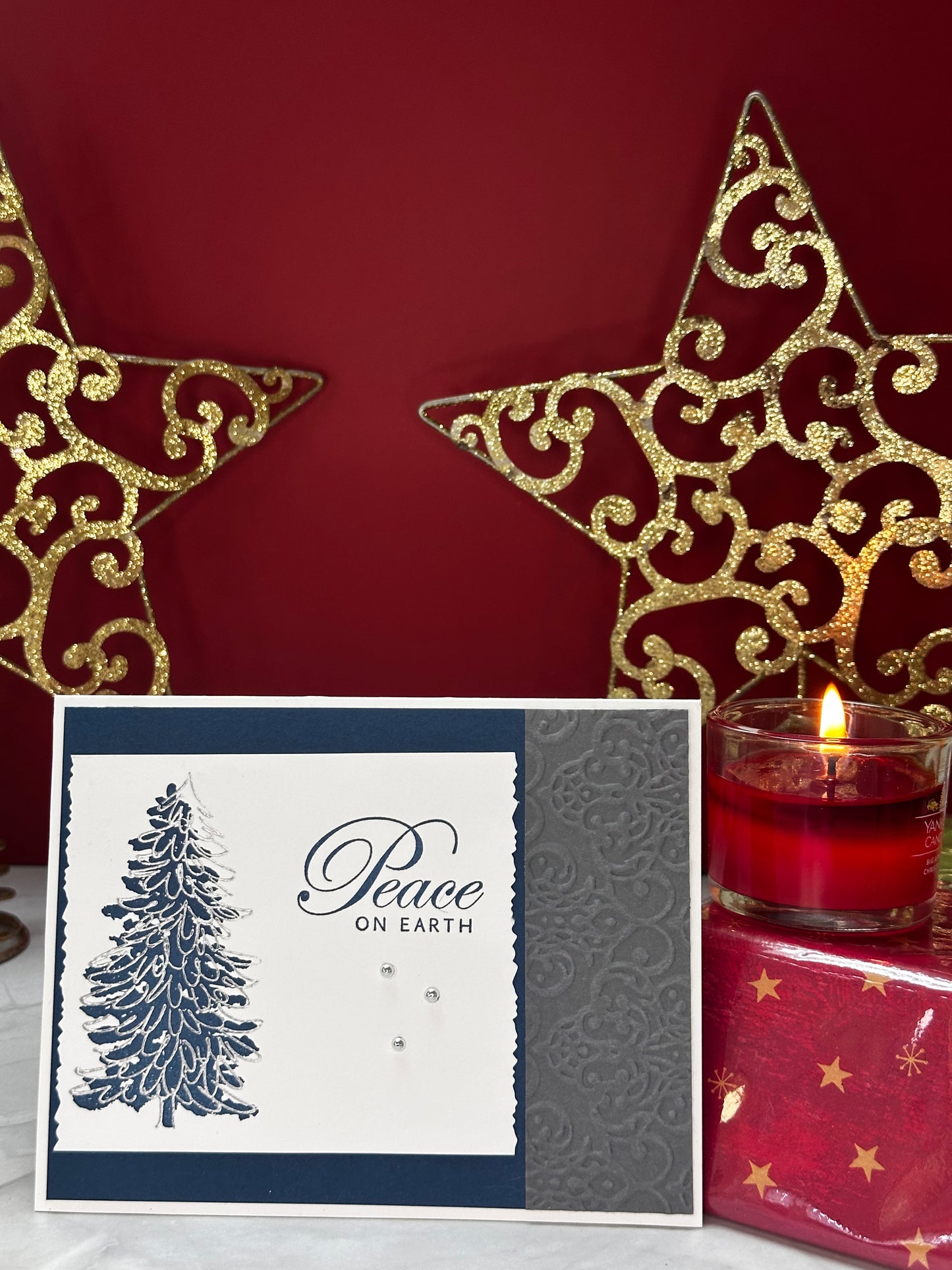 Peace On Earth-Inside(Christmas & New Years Wishes)-Made By Kay