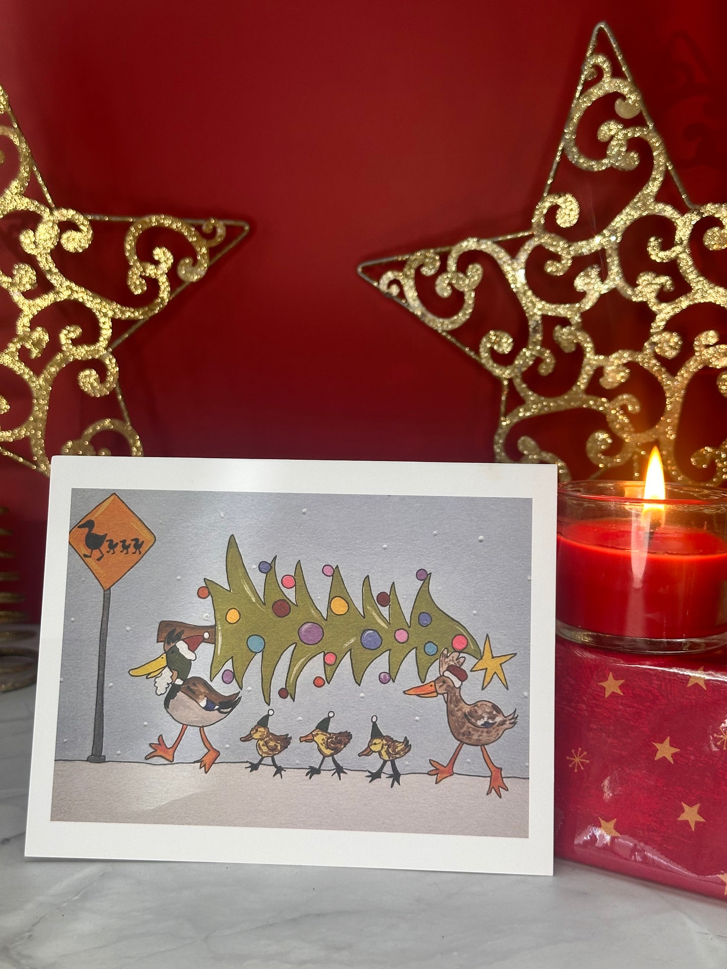 Christmas Crossing-Made By Cathy
