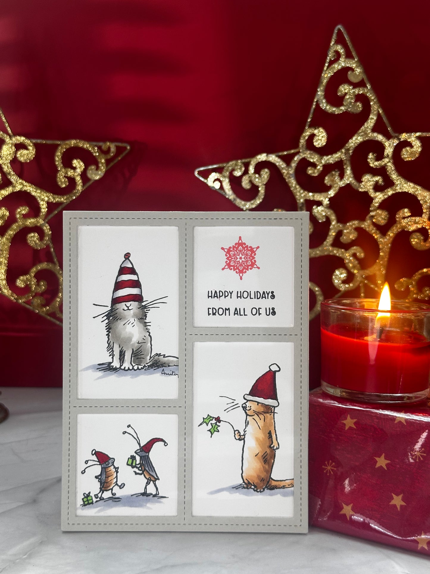 Winter Paws -Made By RowHouse Greeting