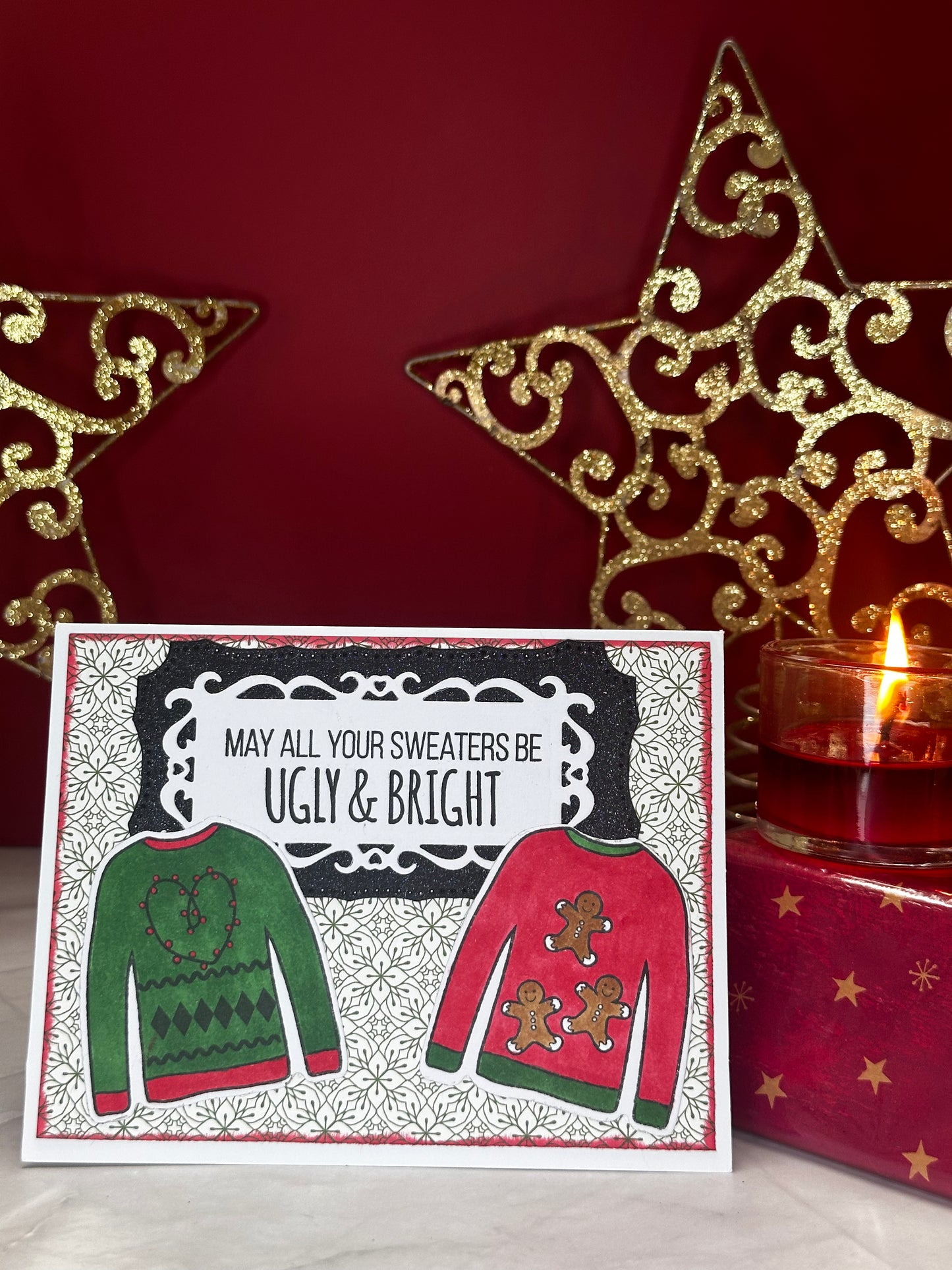 Ugly Bright Sweaters-Made By Lori