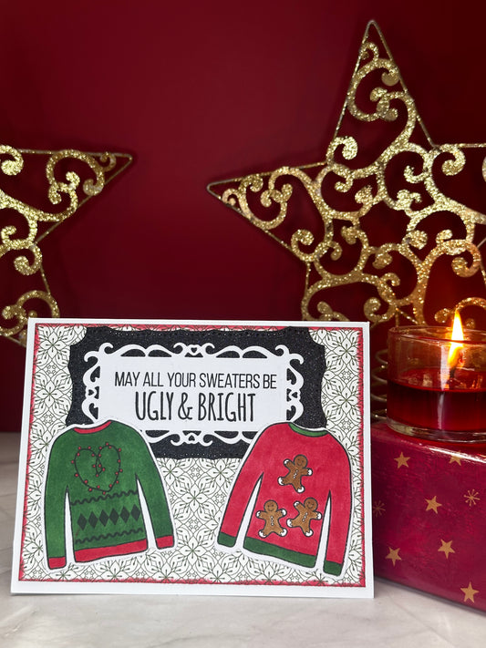 Ugly Bright Sweaters-Made By Lori