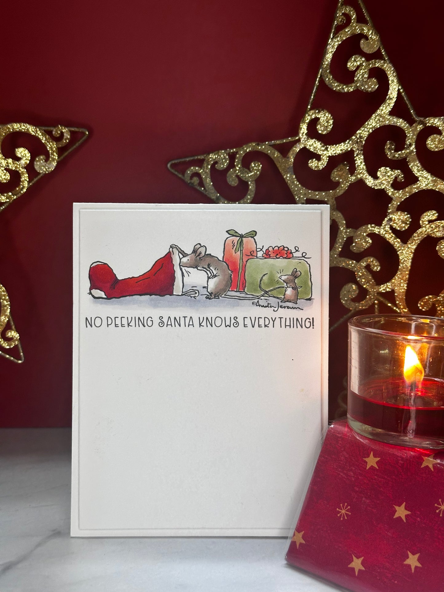 Santa's Secret-Made By Rowhouse Greetings