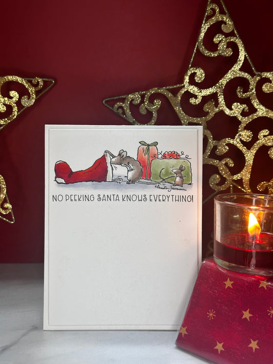 Santa's Secret-Made By Rowhouse Greetings