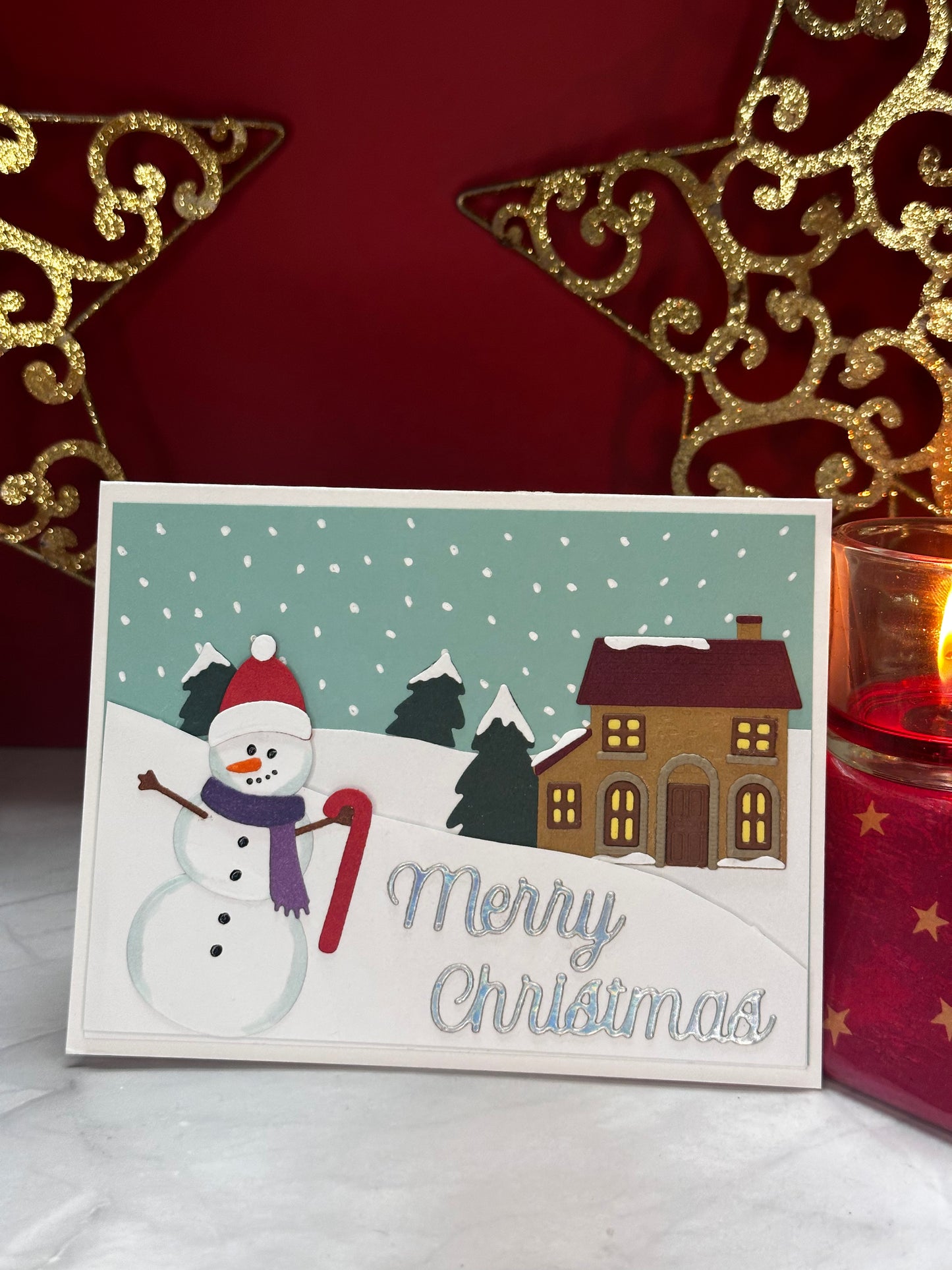 Snowfall Cabin-Made By Monica