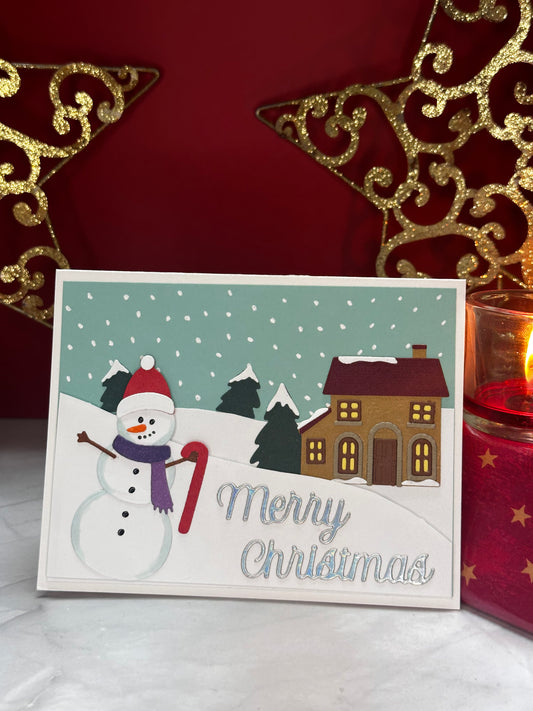 Snowfall Cabin-Made By Monica