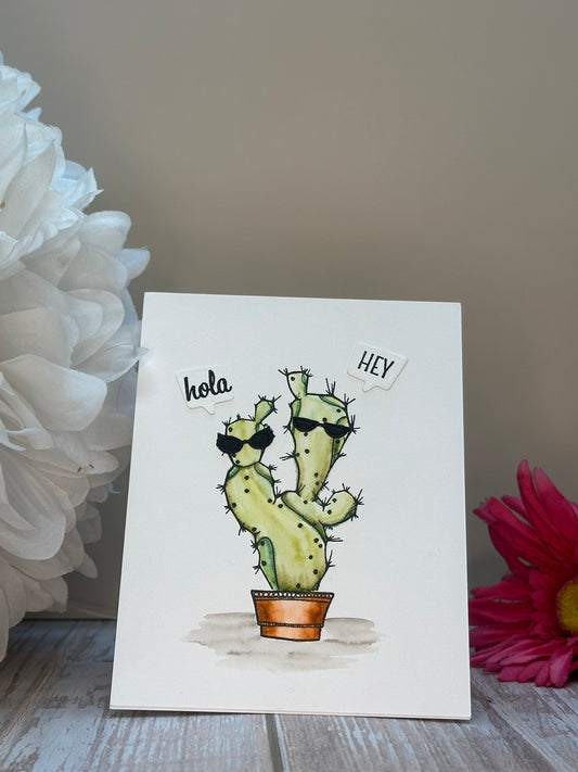 Cactus Note-Made By Toni