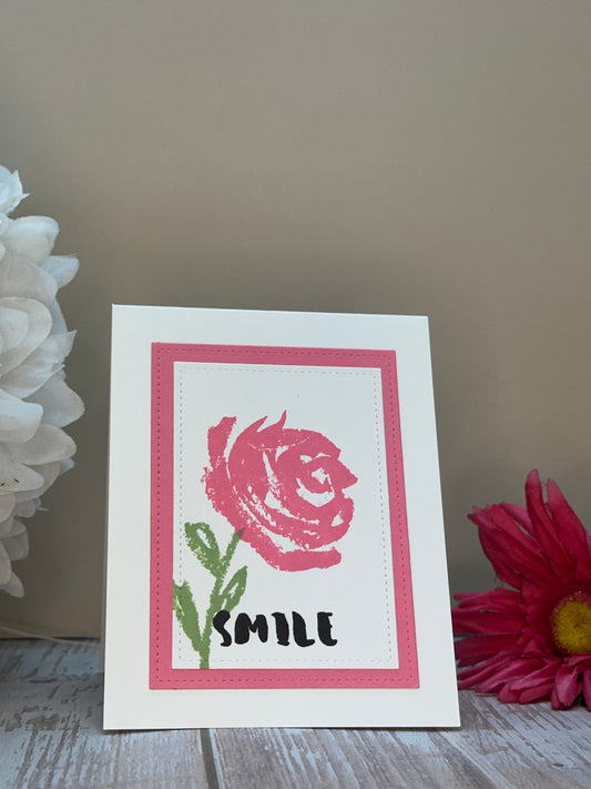 Rose Note -Made By Tracie