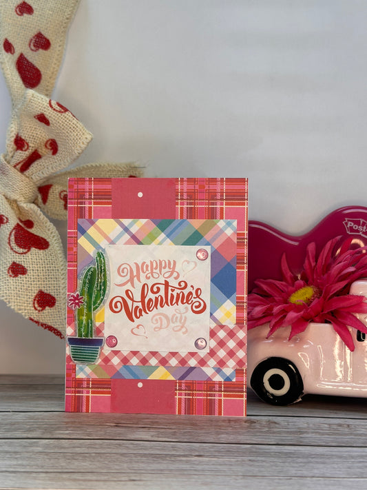Happy Catcus Valentine's Day - Made By Alisa