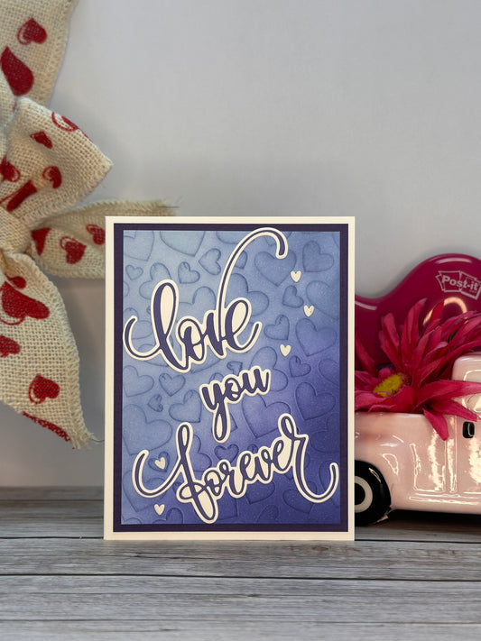 Love You - Card Made By Kay
