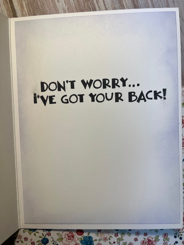 Don't Worry Bee Happy- I've Got Your Back