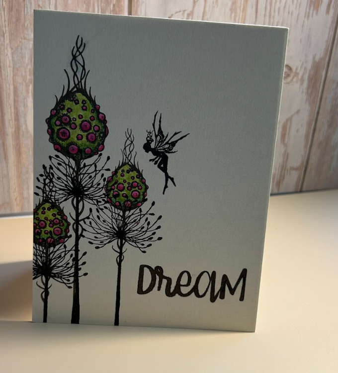 Dream- Fairy and Plants Green and Pink