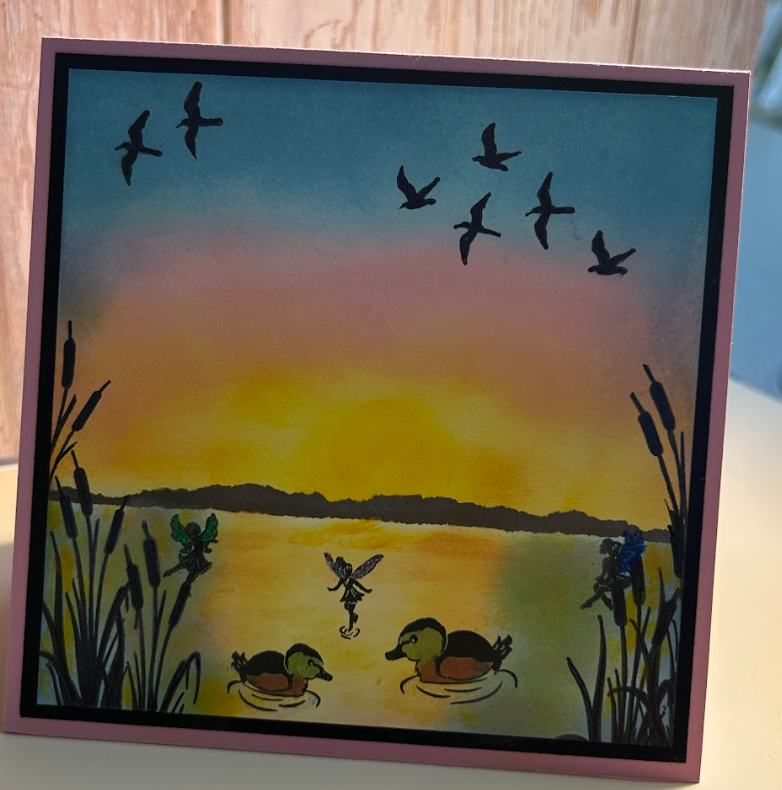 Ducks and Fairies At Sunset