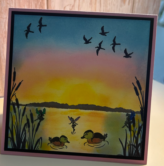 Ducks and Fairies At Sunset
