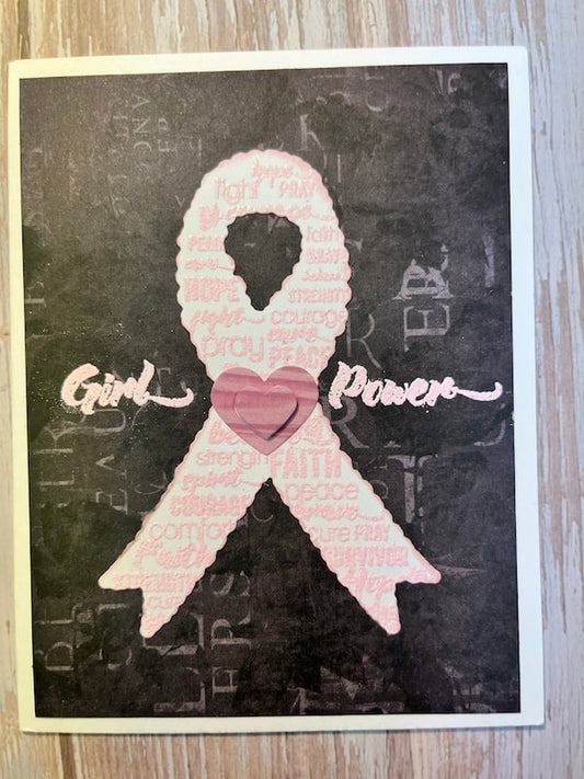 Girl Power Pink Ribbon